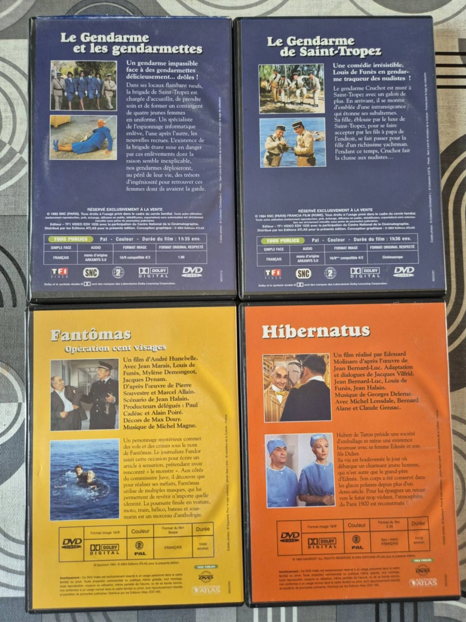 Lote de 4 DVDs Louis de Funès – photo 2